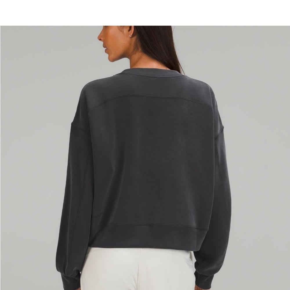 Lululemon soft-stream perfectly oversized crewneck scuba hoodie